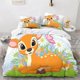 thumbnail image 1 of v1477 Bed Sheets Bambi King Size Bedding Sets Anime Cosplay Cute Bed Quilt Covers Pillowcases Bedroom Duvet Cover Sets 3-Piece Bedding Set (1 Duvet Cover + 2 Pillow Shams) Bed Sheets ju1477, 1 of 5