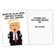 thumbnail image 2 of Tarjeta de felicitación, divertida, para cumpleaños del presidente Trump, 15 x 15 cm, 2 of 5