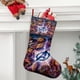 thumbnail image 2 of Los Vengadores Tema: Calcetines de Navidad, fino lino blanco para colgar en escaleras y chimenea, decoración navideña para el hogar, regalo de Navidad. 45cm × 32cm, 2 of 5