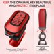 thumbnail image 3 of Funda para llavero Seikuleca Honda Civic/Accord rojo mate, 3 of 7