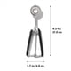 thumbnail image 2 of Cuchara para galletas OXO Good Grips, tamaño mediano, color negro y plateado, 2 of 9