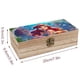 thumbnail image 2 of La Sirenita, Princesa Ariel Caja Organizadora de Madera Rústica - Caja Decorativa Multifuncional para Escritorio, Hogar, Oficina, Joyas y Manualidades, 2 of 6