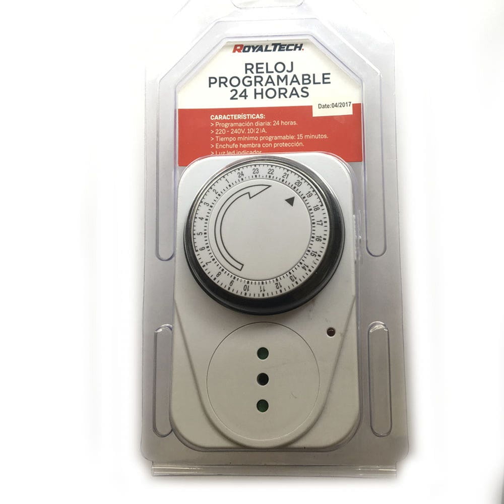 Royaltech - Reloj Temporizador 15min 10a