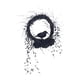 thumbnail image 4 of Corona De Halloween, Corona De Cuervo, Decoraciones De Halloween Para Accesorios Fotográficos, Pared Del Hogar, 4 of 5