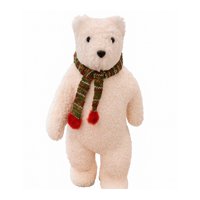 Wakeshome - Adorno De Arbol De Navidad Oso Peluche Pascuero Navideño