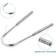 thumbnail image 3 of Limpiador de lengua portátil de 3 piezas, limpiador de lengua de acero inoxidable, fácil de usar para adultos y niños, profesional para un aliento más fresco en segundos., 3 of 6