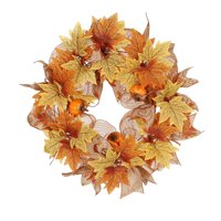 Bothyi - Calabaza De Corona De Cosecha De Otoño De 15.75"" Para Decoración De Granja De Acción De Gracias