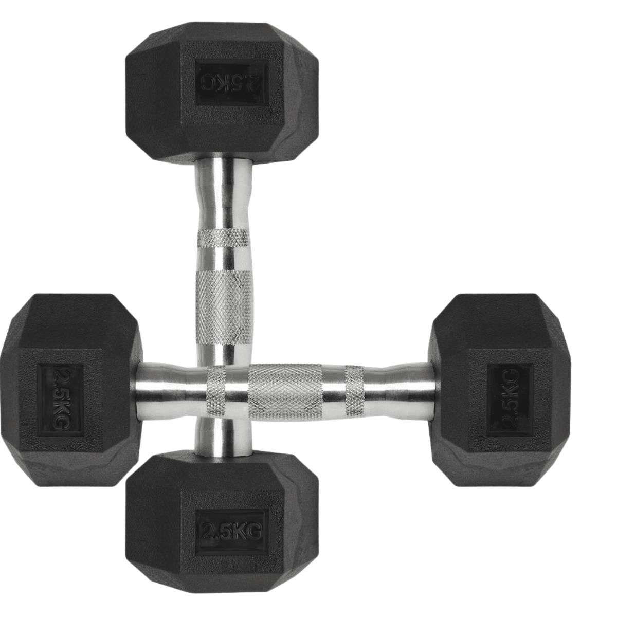 Soloferta - Mancuernas Hexagonales 2,5kg Par