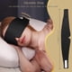 thumbnail image 4 of Máscara para dormir Jillyeor Soft Satin para mujer y hombre, color negro, 4 of 7