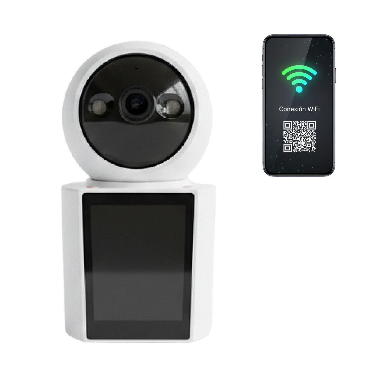 Mundo Online - Cámara Monitor Bebe Pantalla Bidireccional Seguridad Full Hd