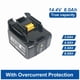 thumbnail image 4 of Para Batería Ma*kita 4Ah 14.4V Recargable Pila de Ion de Litio 14.4V Herramientas Eléctricas BL1460 BL1430 Baterías para Herramientas Eléctricas, 4 of 7
