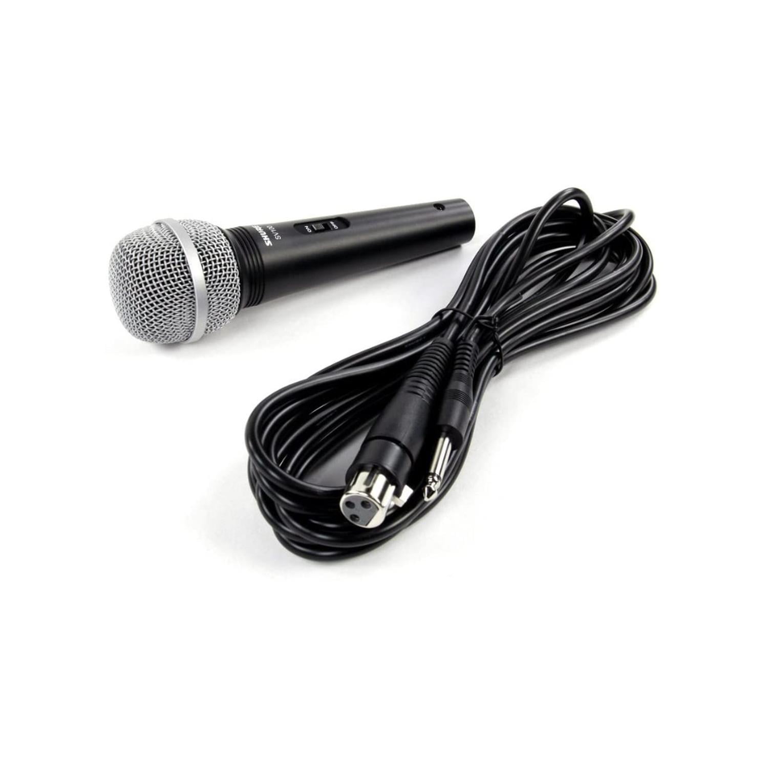 Clickdescuento - Microfono Dinamico Portatil Karaoke Negro