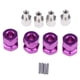 thumbnail image 5 of 12mm Hex Hub 15-25mm Combinador de Adaptador de Extensión para RC Crawler Purple -15mm, 5 of 5