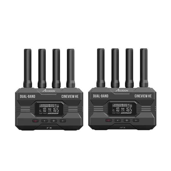 Transmisor y receptor de vídeo inalámbrico Accsoon CineView HE