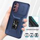 thumbnail image 5 of Funda Armada para Samsung Galaxy A15 5G con Tapa Deslizante y Soporte Magnético Giratorio Azul, 5 of 5