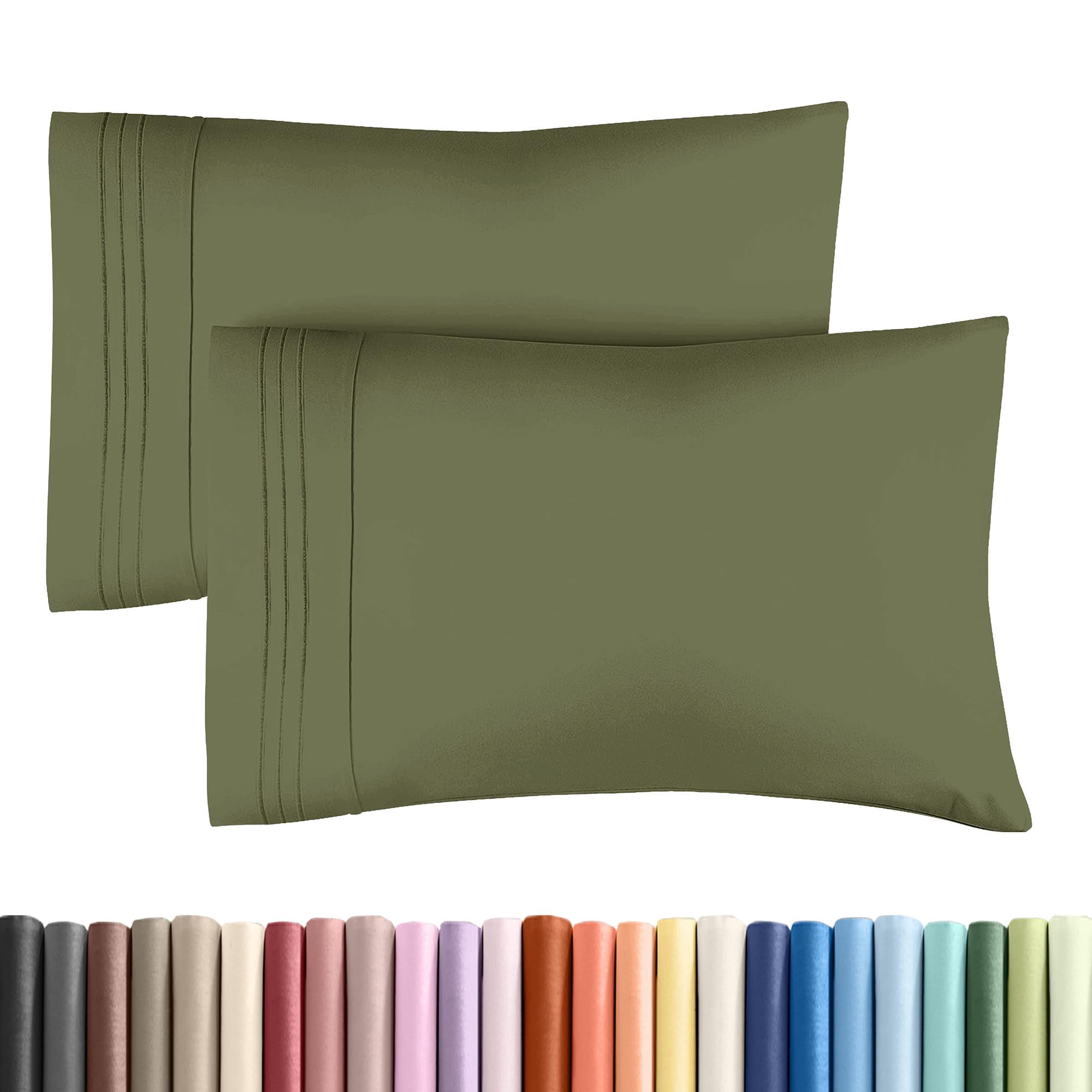 Cgk Unlimited - Juego De Fundas De Almohada Ultra Soft Hotel Queen X2