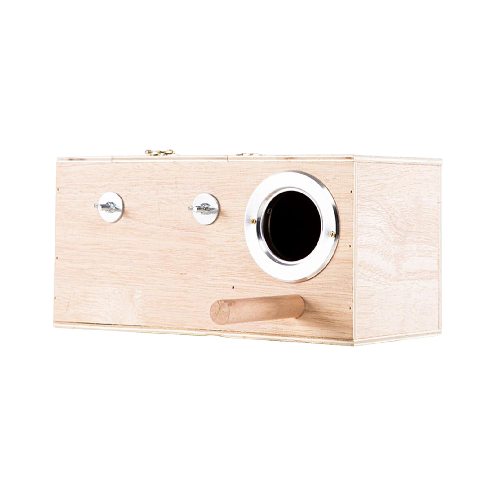 Caja De Apareamiento Para Nido De Pájaro, Caja De Cría De Loros Para Periquitos, 20x12x12cm, Colgante Izquierdo