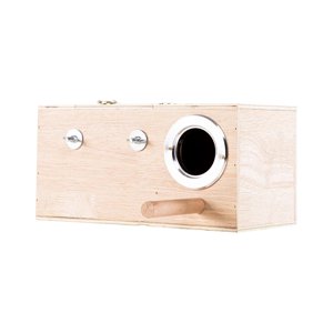 Ioensy - Caja De Apareamiento Para Nido De Pájaro, Caja De Cría De Loros Para Periquitos, 20X12X12Cm, Colgante Izquierdo