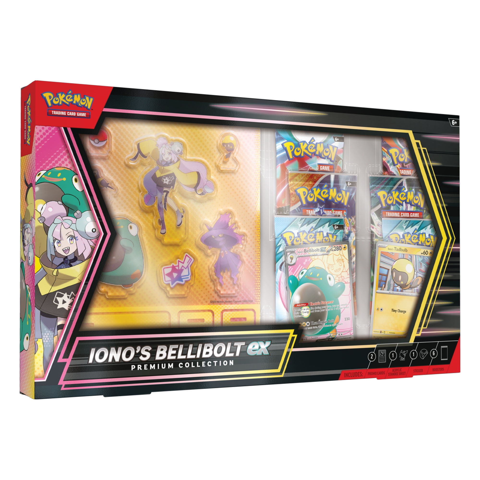 Asmodee - Juego De Cartas Tcg Pokemon Tcg Iono's Bellibolt Ex Premium C English