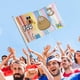 thumbnail image 4 of Pou Bandera impresa con temática, regalo perfecto para fanáticos, amigos y familiares, y adecuada para actividades al aire libre e interiores, decoraciones de fiesta. 90 cm × 150 cm., 4 of 6
