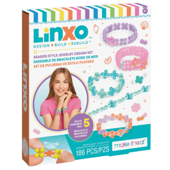 Make It Real Linxo Set Pulseras de Estilo Playero 186 Piezas