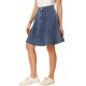 thumbnail image 4 of INSPIRE CHIC Falda de Mujer Regreso a Clases Cintura Alta Línea A Acampanada Casual Falda de Mezclilla Azul Claro 2XL, 4 of 7