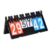 Ioensy - Tarjeta De Puntuación Flipper Compact Flip Score Board Para Baloncesto Voleibol Fútbol Estilo A