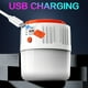thumbnail image 2 of Light Up Your Outdoor Adventures with 1pc Solar Rechargeable Camping Lamp - USB Charging, LED Bulb, Emergency Night Light, 2 of 5