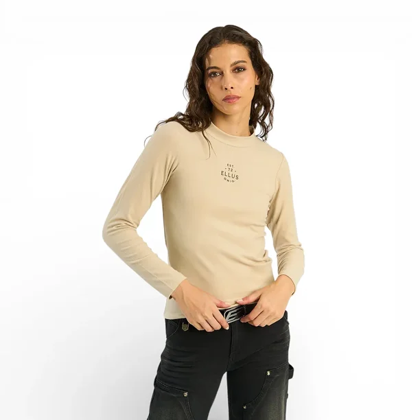 Polera Mujer Timeless Manga Larga Medio Cuello Ellus