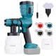 thumbnail image 1 of Pistola Rociadora de Pintura Inalámbrica de 1200ML para Bos*ch 18V LXT BAT609 Batería Motor sin Escobillas Aerógrafo 2 Contenedores Fácil de Limpiar para Casa, 1 of 8