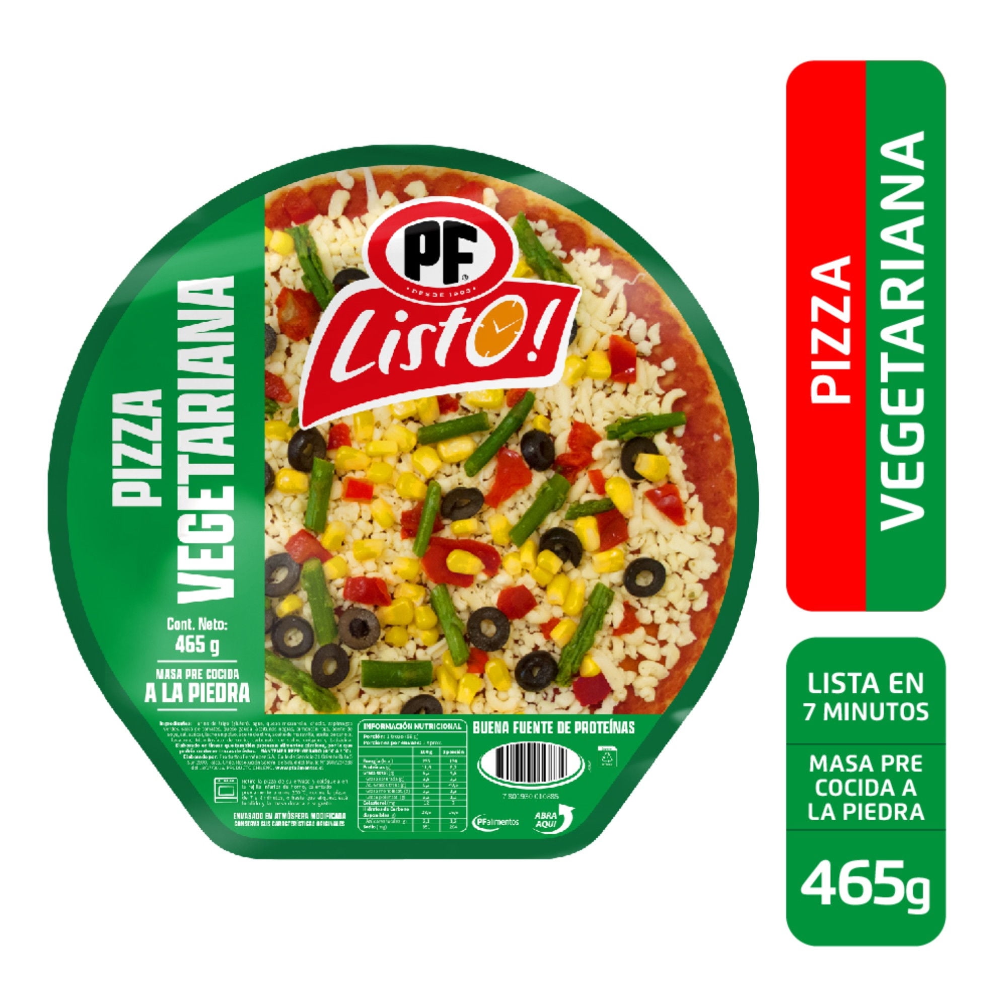Pizza Vegetariana 465 g Pf