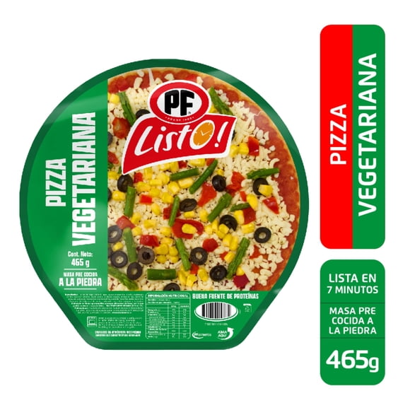 Pizza vegetariana, 465 g
