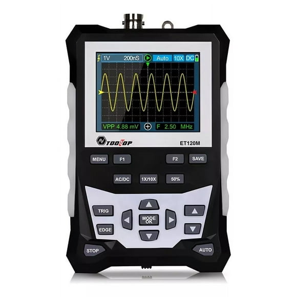 Osciloscopio Digital Tooltop 120 Mhz Ancho De Banda 500msa/s