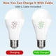 thumbnail image 3 of Ampolleta Led Magicglow A19 15w 800lm 3 Colores Usb, 3 of 3