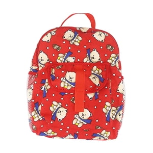 Bothyi - Mochila Escolar Para Niños Y Niñas Mochila Informal Para Preescolar Mochila Con Estampado De Dibujos Animados Pequeña Roja