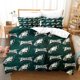 thumbnail image 1 of Icon Pattern Rugby Green Quilt Cover Set Duvet Cover Bedding Pillowcases3-Piece Bedding Set (1 Duvet Cover + 2 Pillow Shams), 1 of 3
