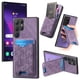 thumbnail image 1 of Funda Billetera con Soporte para Samsung Galaxy S25 Ultra Protector Delgado Morado, 1 of 4
