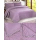 thumbnail image 4 of Cubrecama 1 5 Plaza Con Detalles De Pompones Color Morado, 4 of 4