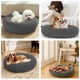 thumbnail image 2 of Cama Nido Donut Mascotas M PetsCool Gris 60 cm Antiansiedad Perro Gato, 2 of 6