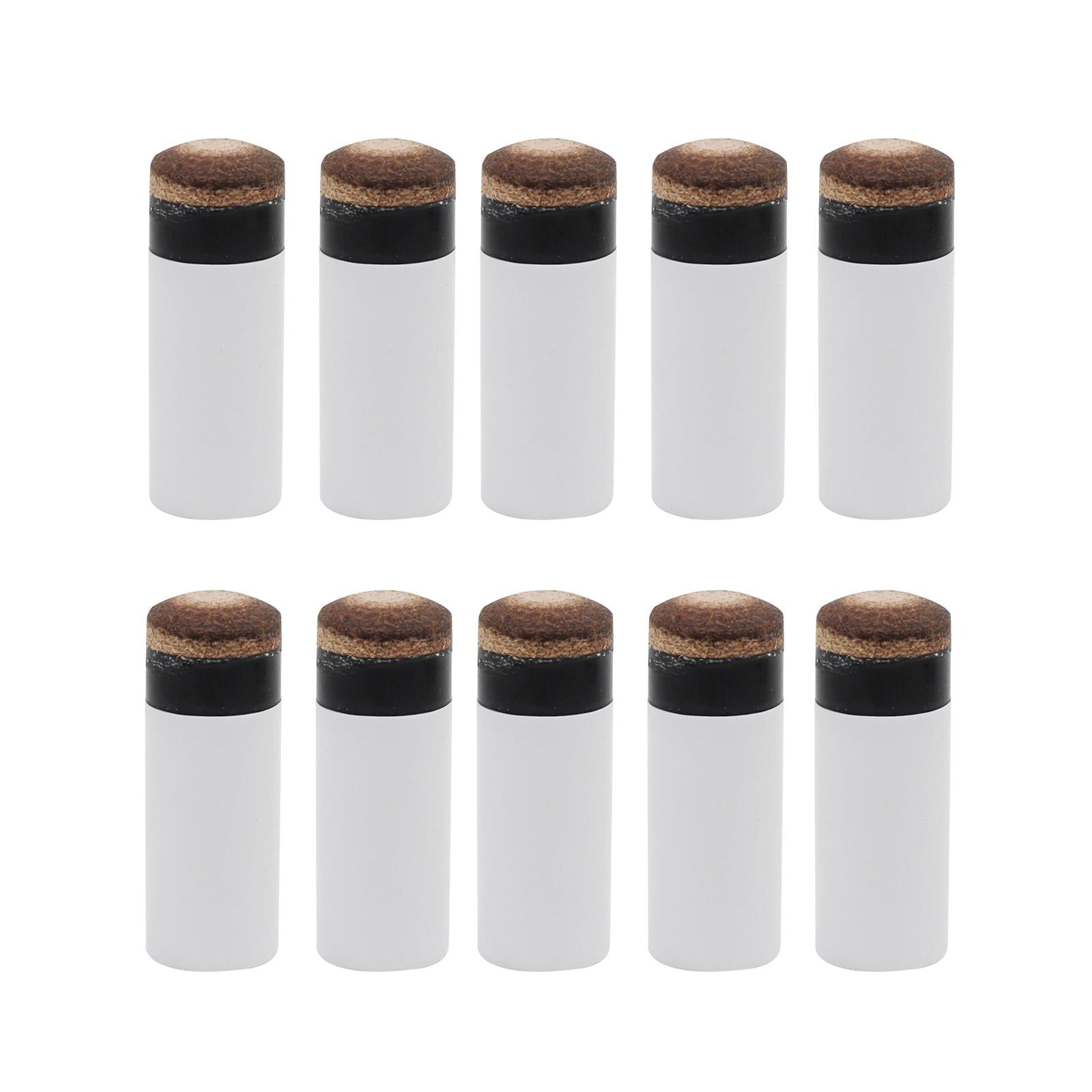 Magideal - 10x Puntas Para Tacos De Billar Puntas Atornilladas De Repuesto Tipo Atornillado Puntas Para Tacos De Billar De Alta Calidad Suministros De Herramient 12 Mm