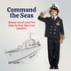 thumbnail image 5 of Costume Dress Up America Navy Admiral para niños, uniforme de capitán, 5 of 6