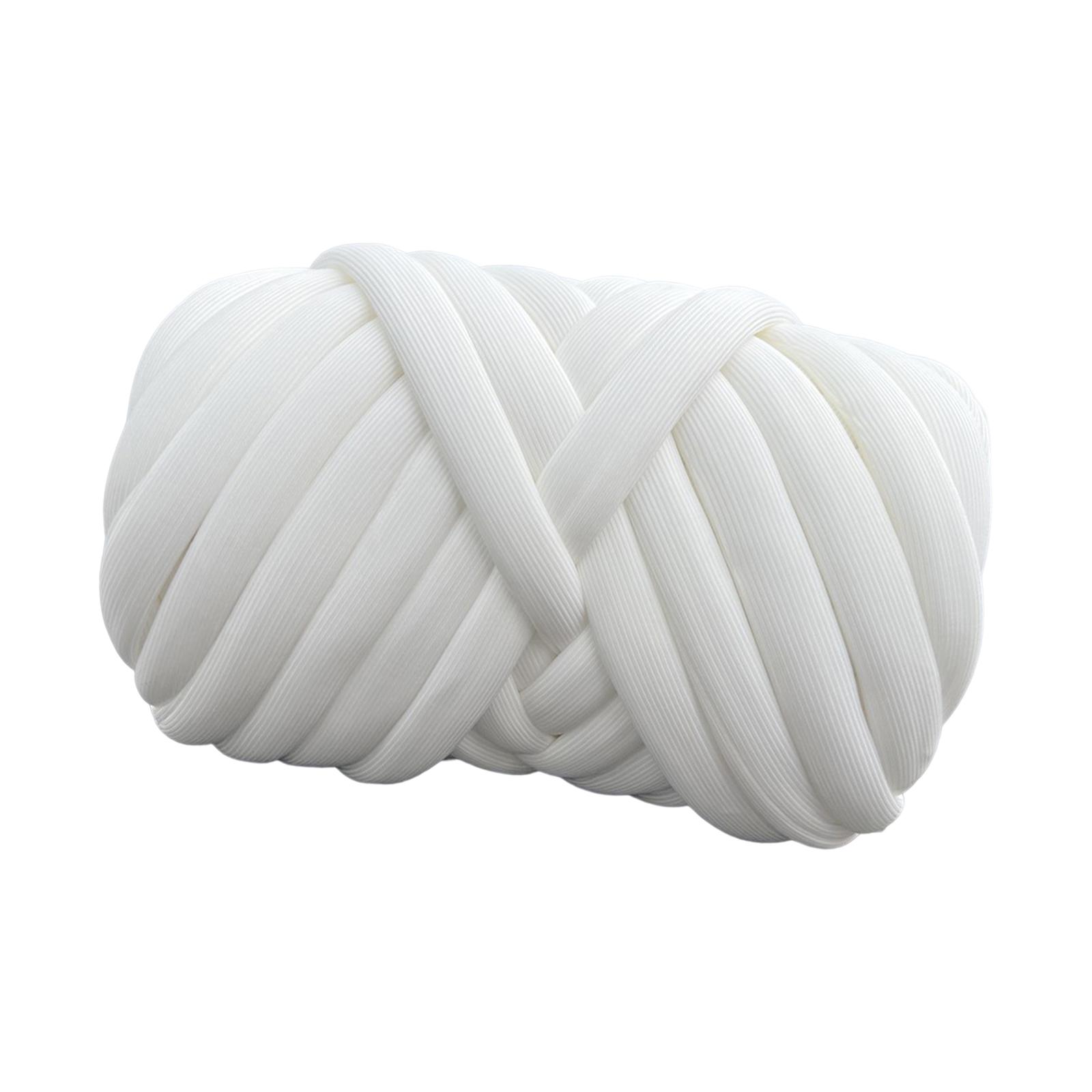 Bothyi - Hilo Tubular Gigante Diy 1000G Hilo Grueso Para Cestas Manualidades Para Niños Tejido Artesanal Beige