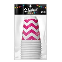 Set Vasos Diseño Rosado 6 Un Palms