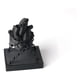 thumbnail image 2 of Escultura corazón encadenado decorativo negro, 2 of 2