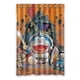thumbnail image 1 of Cortina de ducha de Doraemon con ganchos (122 x 183 cm), 1 of 3