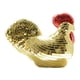 thumbnail image 3 of Figura De Pollo Con Bola De Espejos, Estatua De Pollo Disco Para Cumpleaños, Vacaciones, Hotel, Color Dorado, 3 of 5