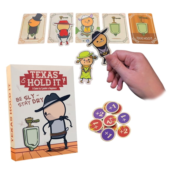Juego de cartas Joking Hazard Texas Hold It Wild West Bathroom