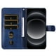 thumbnail image 3 of Funda con Cremallera para OPPO Reno 13F, Carcasa Cartera de Cuero PU con Soporte y Tarjetero, 3 of 5