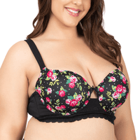 Lady Genny - Bralette Microfibra Y Encaje Con Soft