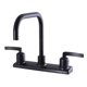 thumbnail image 1 of Grifo de cocina Kingston Brass Centurion de 8 pulgadas con centro de 2 orificios, 1 of 1